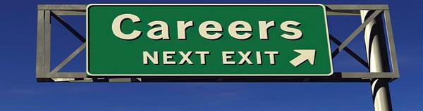 Careers next exit sign Careers next exit sign